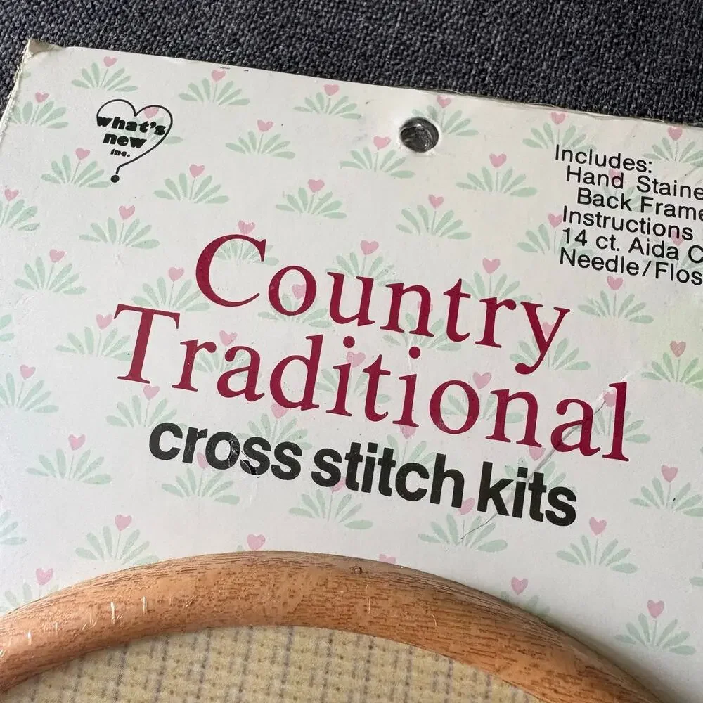 Calico Kitten Vintage Counted Cross Stitch Kit by Country Traditional - 1980s
